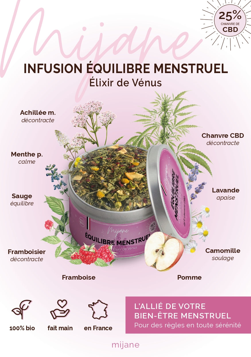 INFUSION ÉQUILIBRE MENSTRUEL - Élixir de Vénus